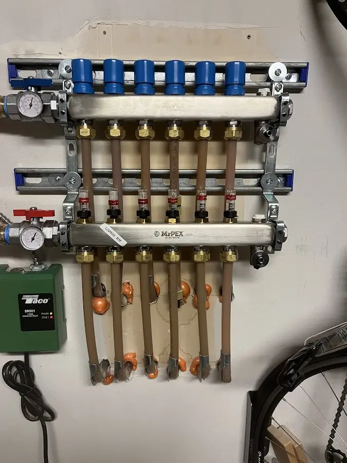 Plumber performing Gas Line Installation at a residential property in Kalifornsky